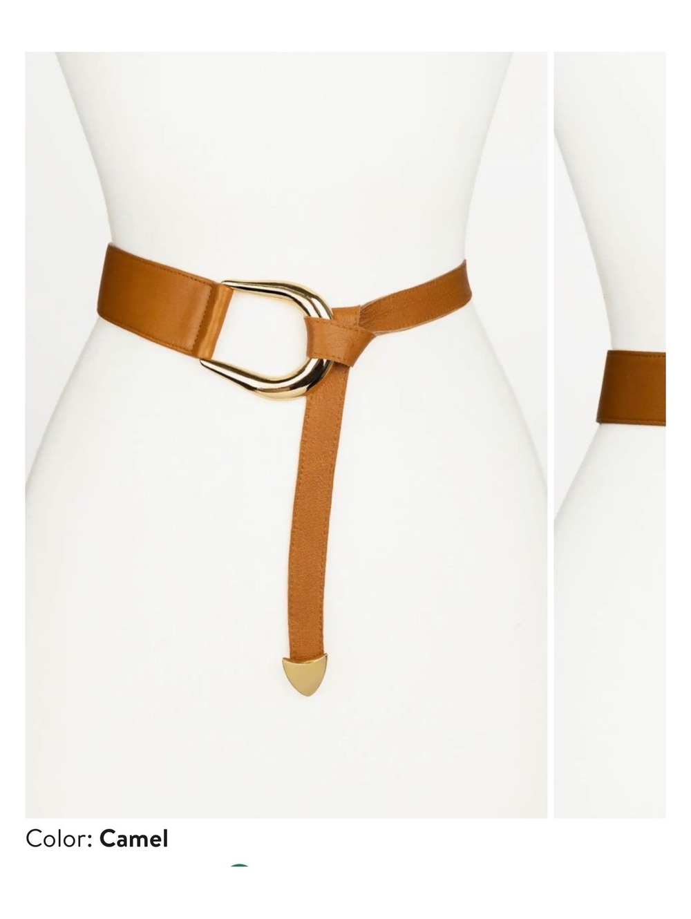 Sheila knot belt by Raina $180 camel colored one size